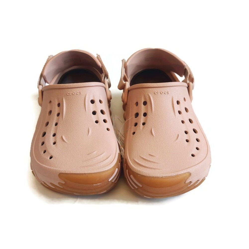 CROCS Echo Gum Ro Clog Sandals Mens Size 5 Womens 7 Pink Caramel - Picture 5 of 10